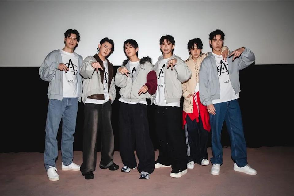 罗宏正、陈奕、石知田、张立昂、吴思贤、周予天出席《男公馆》粉丝见面会。