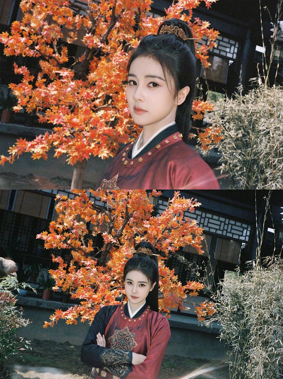 白鹿的造型相當帥氣。圖／白鹿官方微博